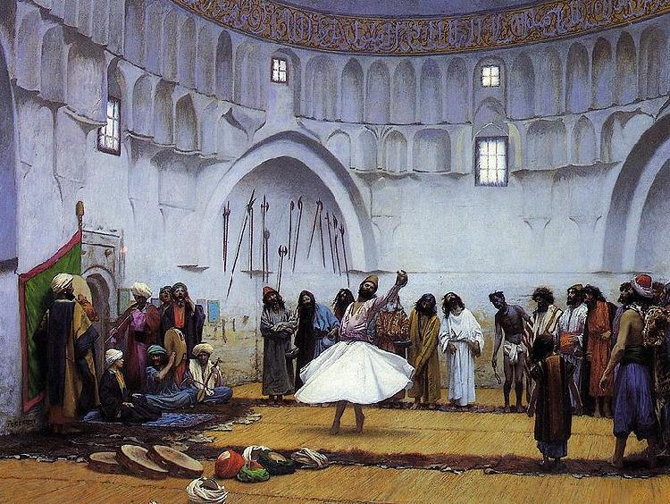 Jean Leon Gerome Whirling Dervishes Spain oil painting art